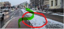 Foto: Ungenügender Winterdienst auf Radfahrer Infrastruktur Kategorie: Straßen und Wege ID: 281112 